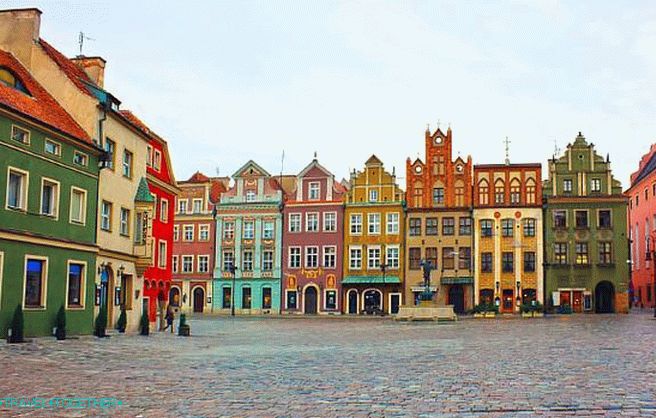 The historical center of Poznan