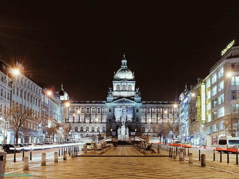 Wenceslas Square in Prague
