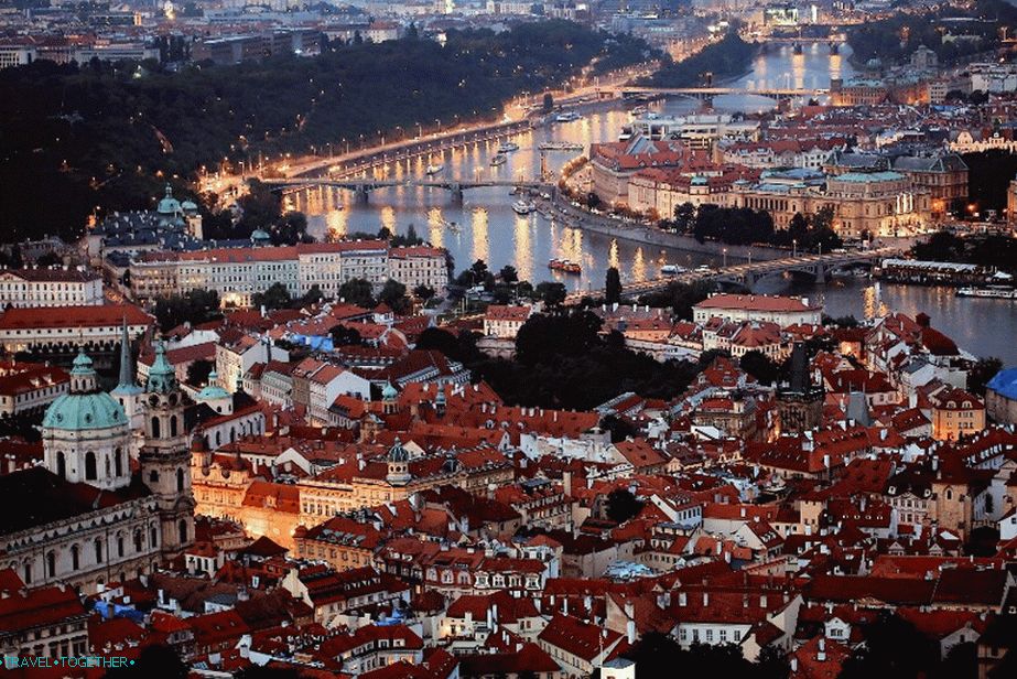 Panorama of Prague