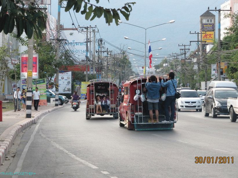 Minibuses in Chiang Mai