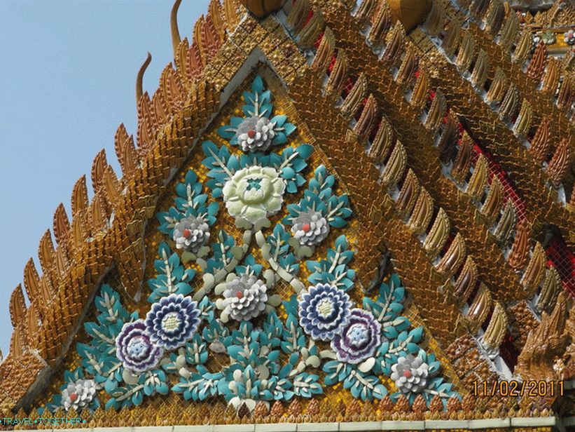 Facing Thai Temple