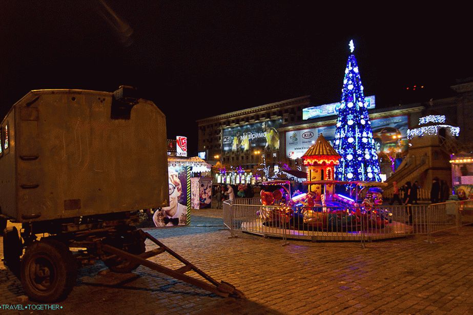 Freedom Square in the evening