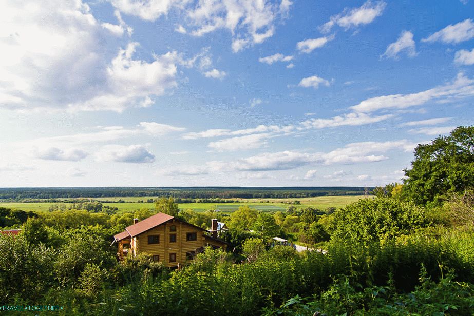 Summer cottages on the Oka
