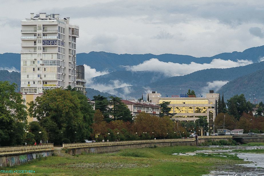 Sochi, view of the mountains