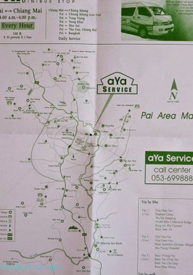 Pai Area Map
