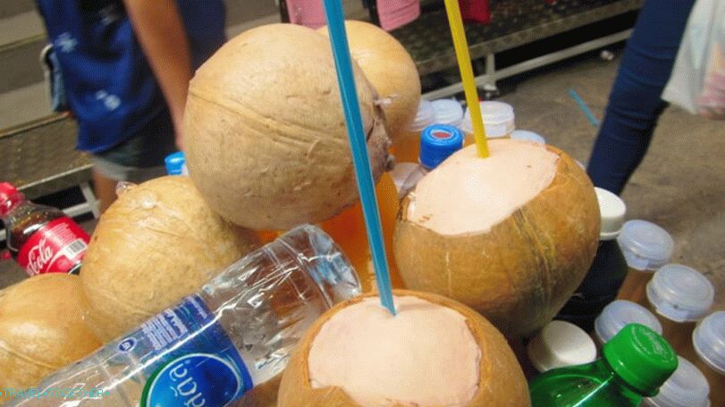 Coconut drink in Thailand