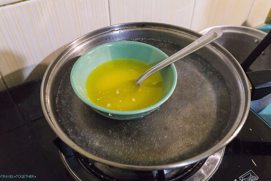 Melt butter