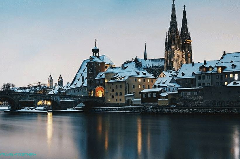 Regensburg in winter
