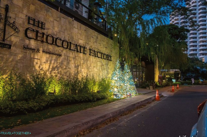 The entrance to The Chocolate Factory Pattaya.