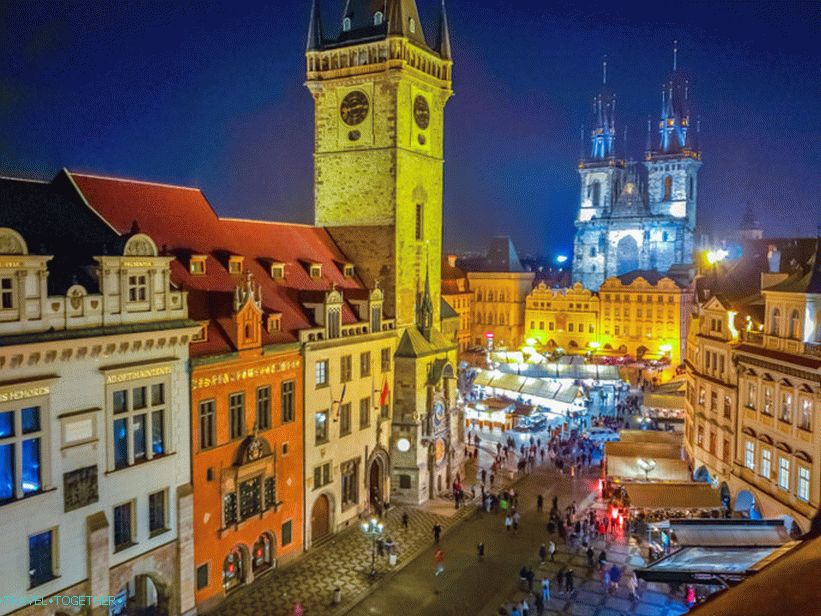 Restaurant Terasa U Prince in Prague - roof terrace of the hotel