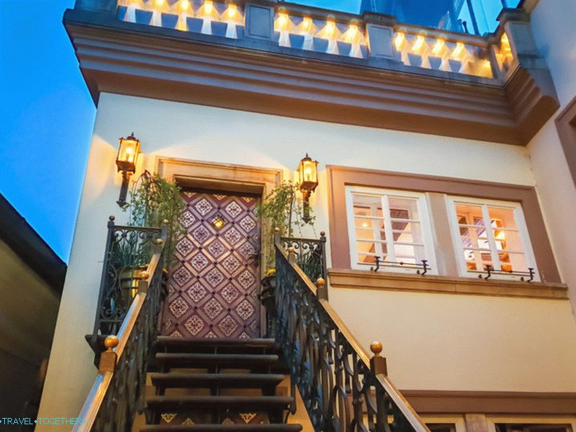 Restaurant Terasa U Prince in Prague - roof terrace of the hotel