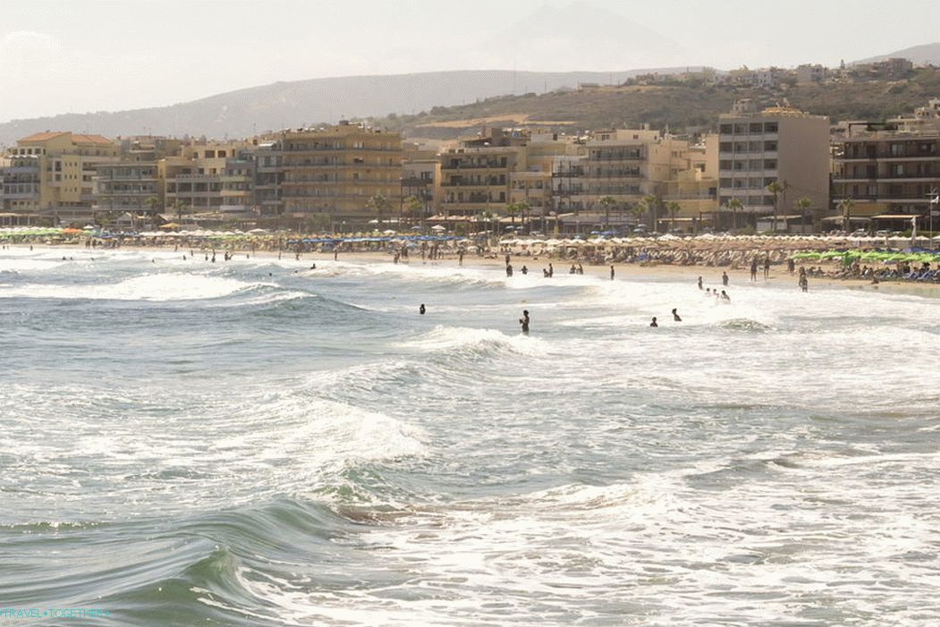 Rethymno beach