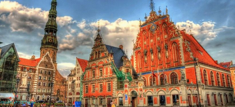 The historical center of Riga