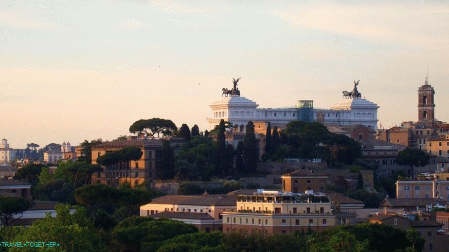 Panorama of Rome from Janicula