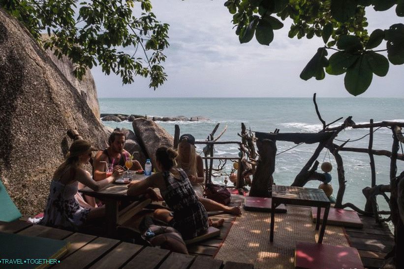 Rock Bar on Samui. Sea, bar, reggae.