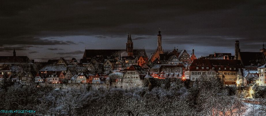 Panorama of Rothenburg ob der Tauber