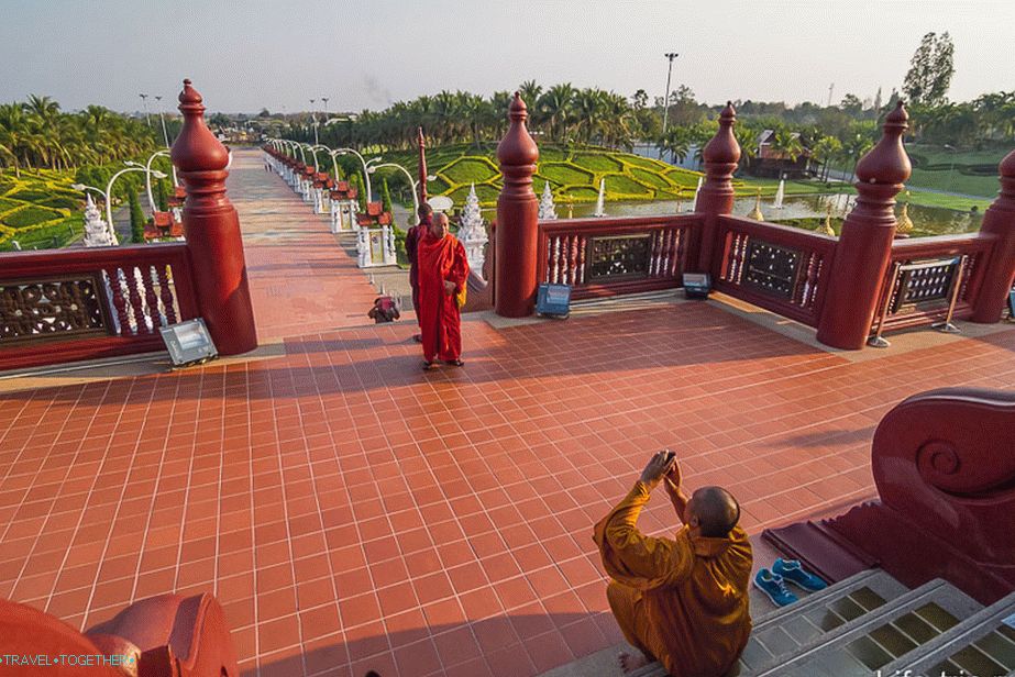Monks are frequent visitors to such places
