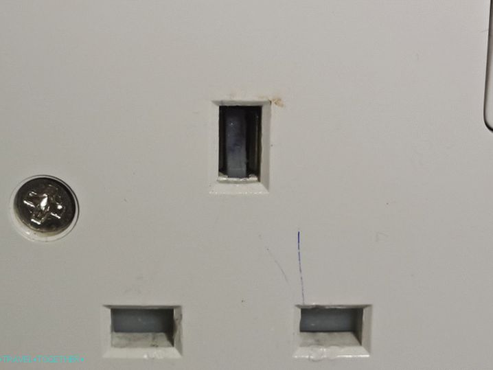 Lever inside the top hole