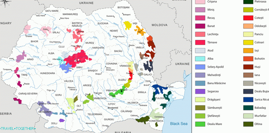 Wine regions
