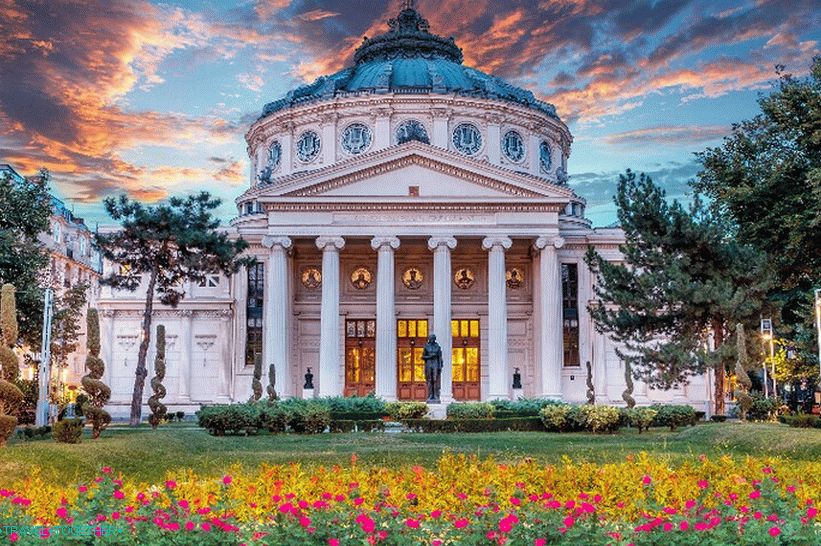 The capital of Romania - Bucharest