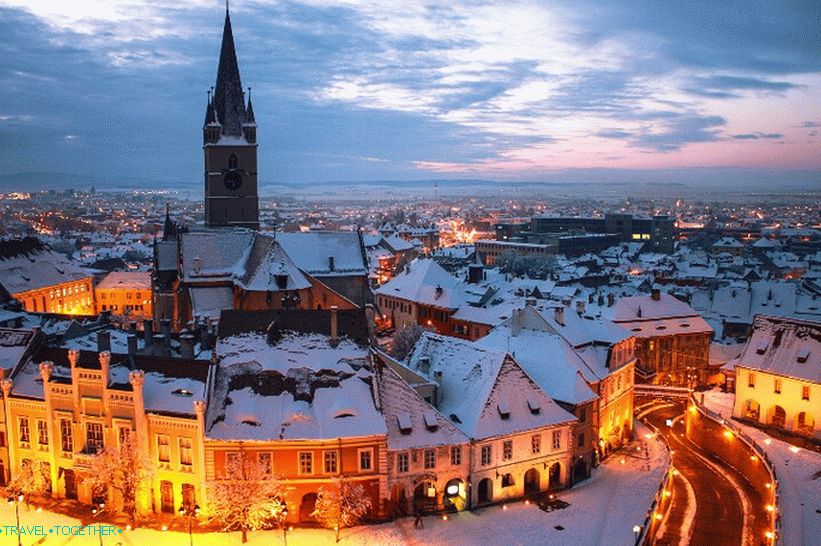 Sibiu City in Transylvania