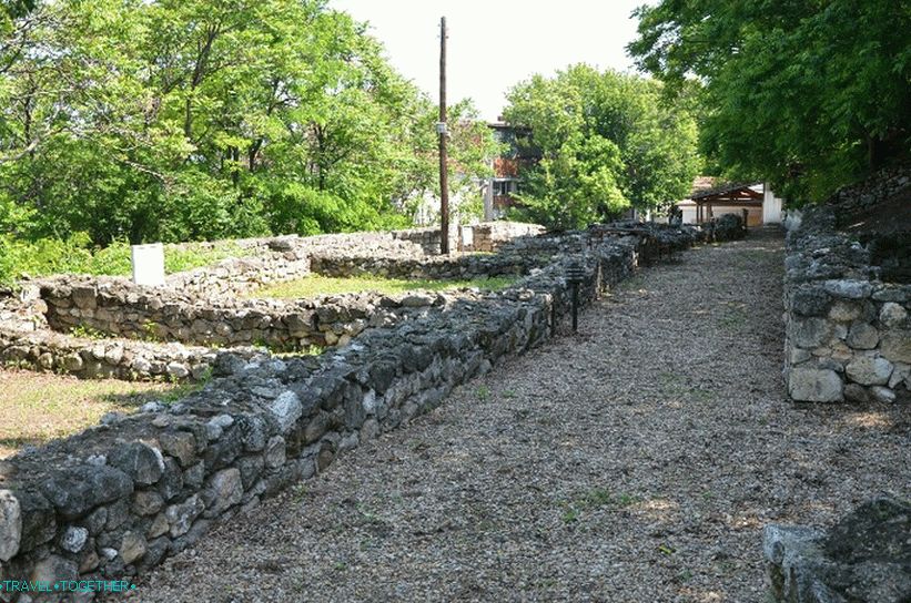 Ruins of the Roman fortress in Ruse