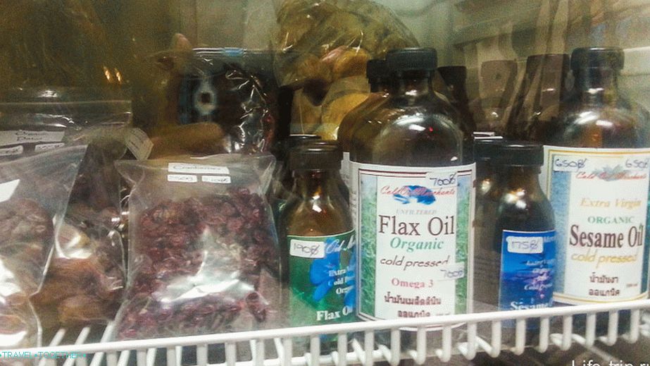 Linseed oil and sesame