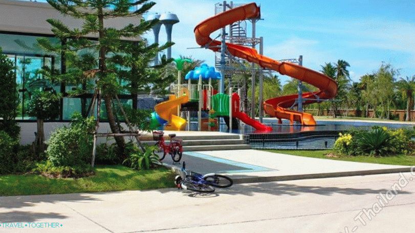 Waterpark in the Russian village in Pattaya