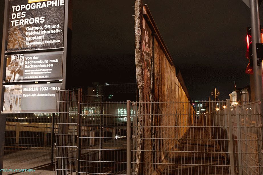 Remains of the Berlin Wall.