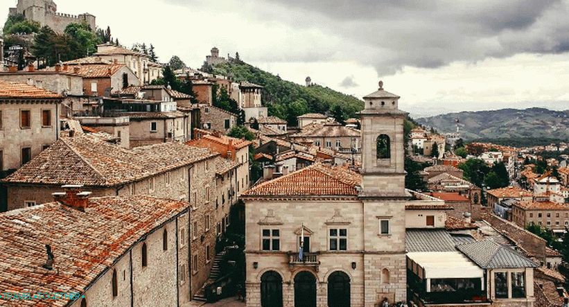 The historic center of San Marino