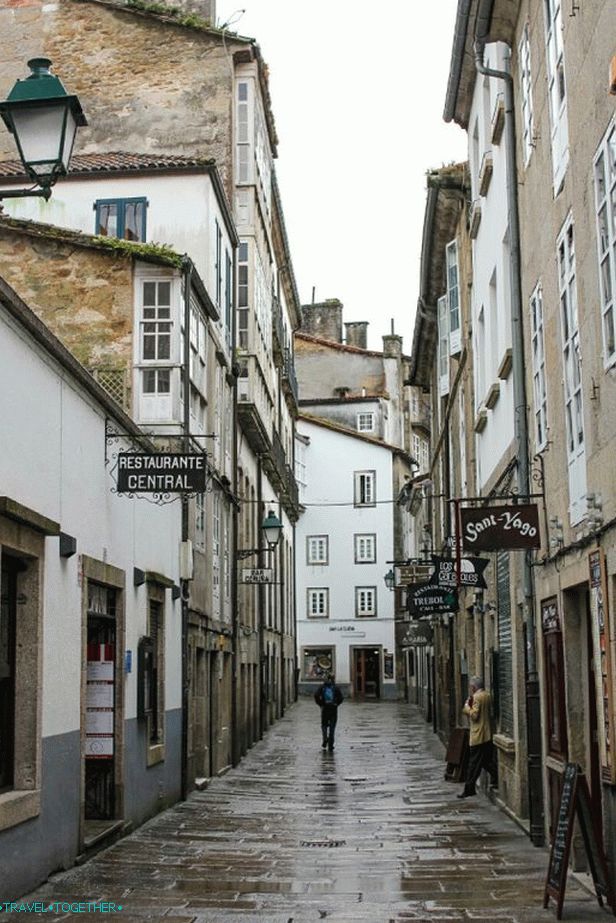 Streets of Santiago de Compostela