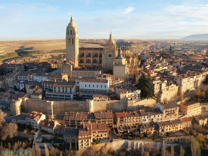Panorama of Segovia