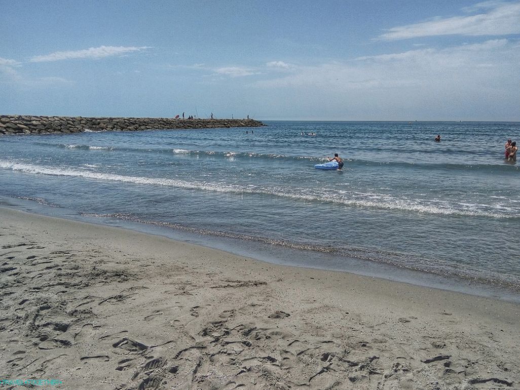 Mediterranean Sea in Sainte-Marie de la Mer
