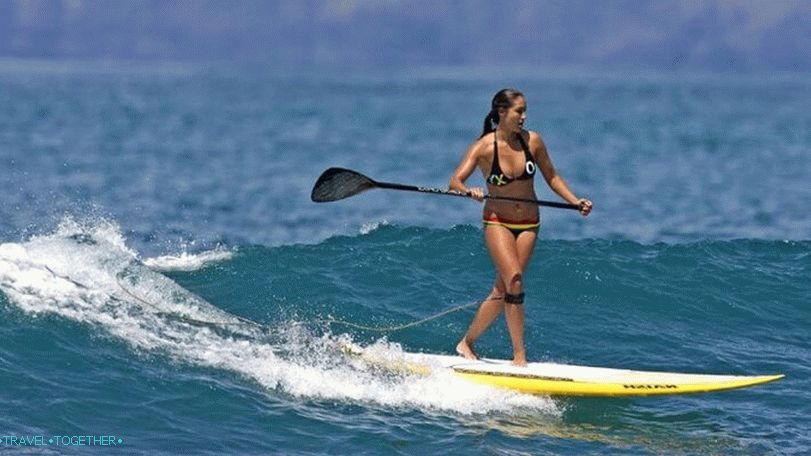 Surfing on Samui