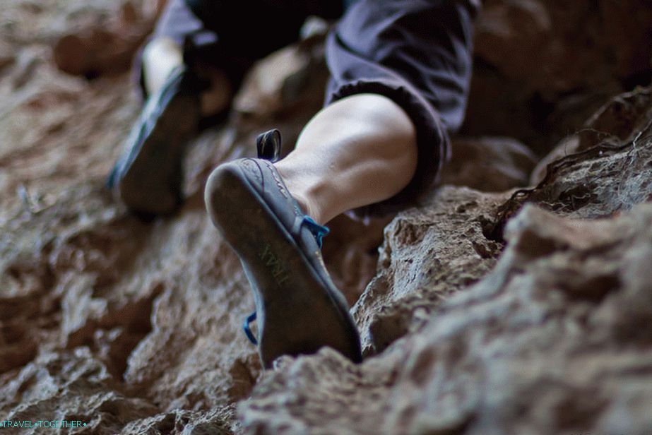 Rock climbing is great at developing almost all the muscles!