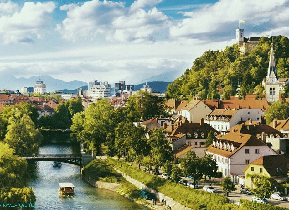 Ljubljana - the capital of Slovenia