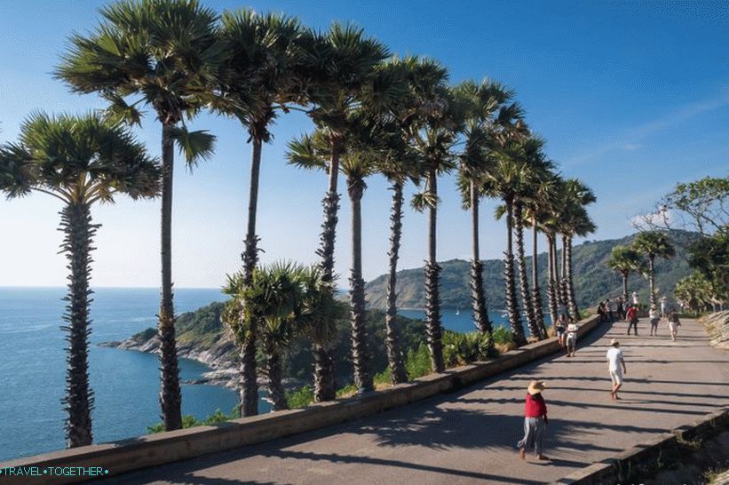 The observation deck at Cape Promtep - the southernmost point of Phuket