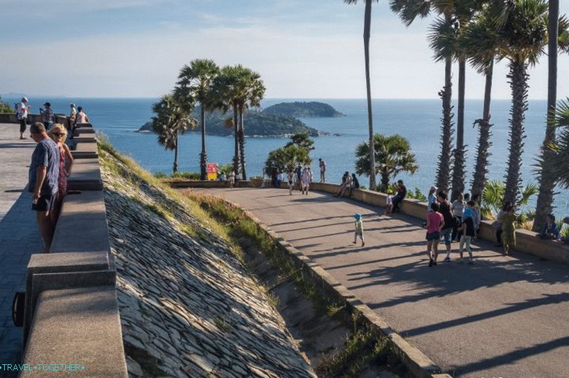 If you walk along the road, it will be Cape Promtep