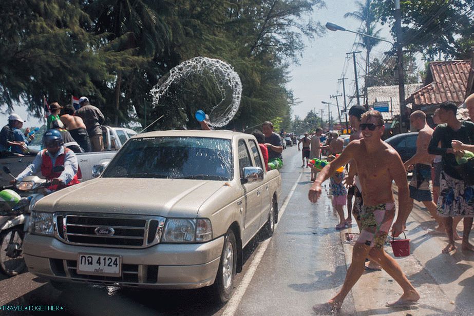 Farangi perceives Songkran as their holiday