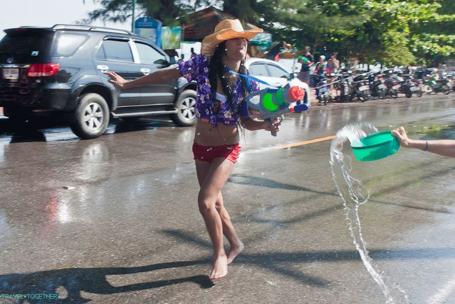 Ladyboy celebrates to the fullest!