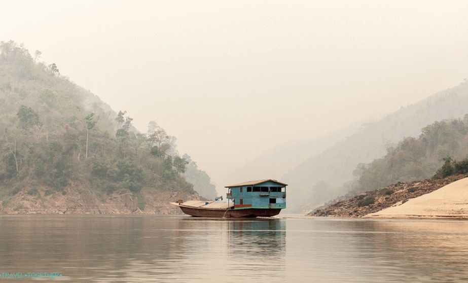 Rafting on the Mekong