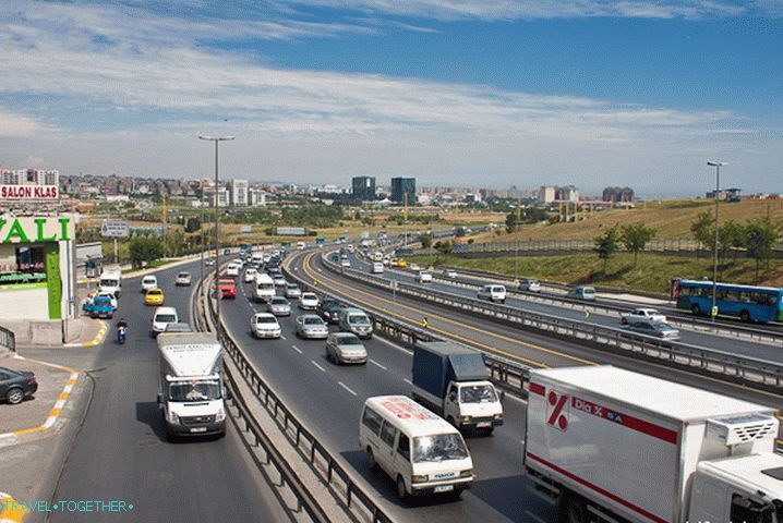 Near Ataturk Airport. Istanbul.