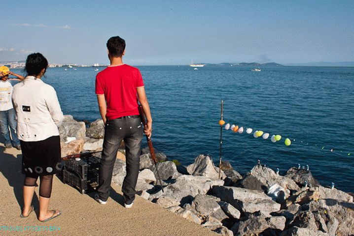 The shooting range on the shores of the Sea of   Marmara. Istanbul.