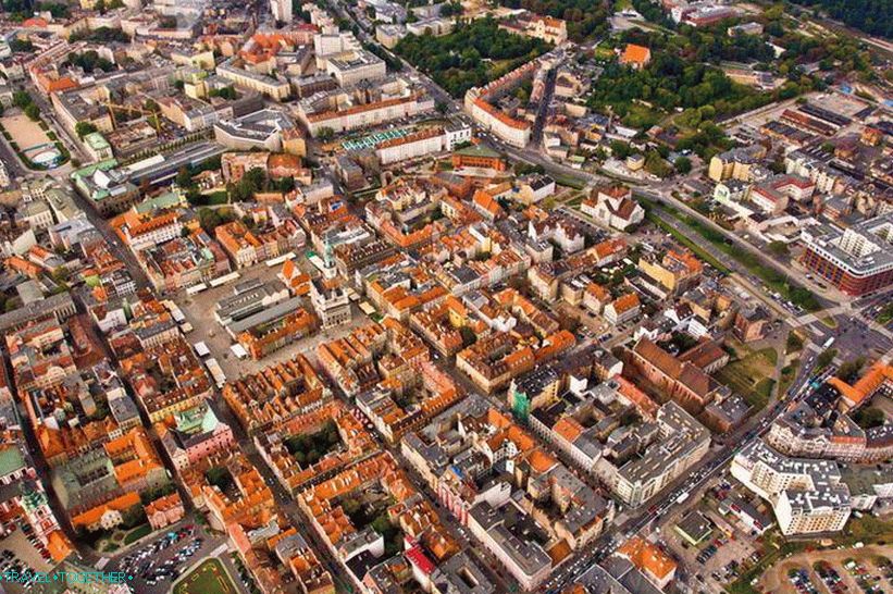 Panorama of Old Poznan
