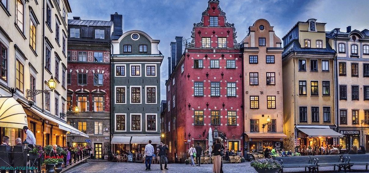 The historical center of Stockholm