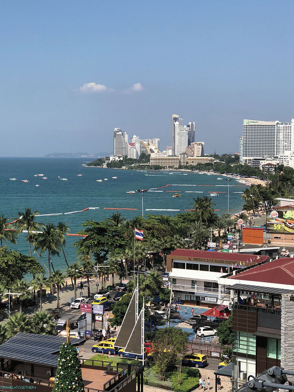 View of Pattaya from the Hilton Hotel
