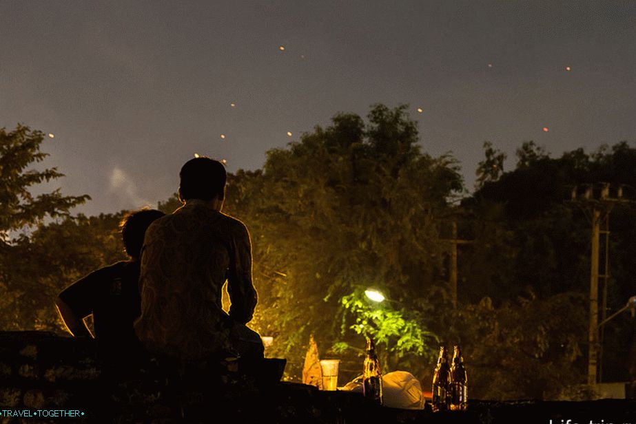 Romantic evening party