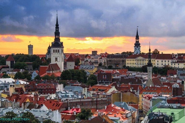 Panorama of Tallinn