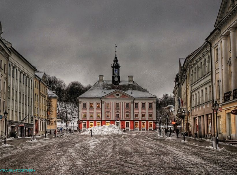 The historical center of Tartu