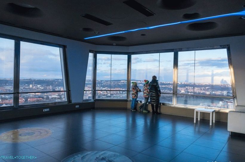 The television tower in Prague is the futuristic pride of the Czech Republic